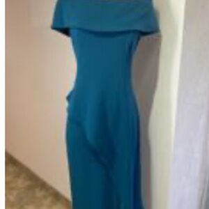 Elegant Asymmetrical Teal Jumpsuit